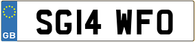 Truck License Plate